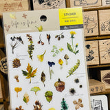 BERG x Pion Fall Plants Sticker Sheet