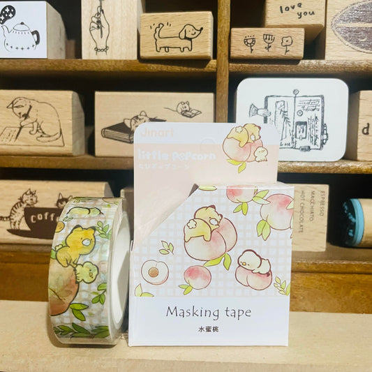 Little Popcorn Pink Peach Washi Tape Roll