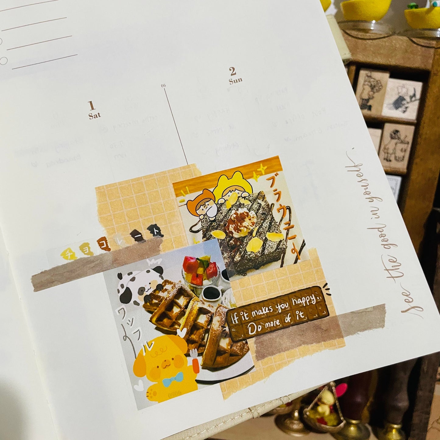 Treat Yourself Wooqiart Collaborated PET Samples and Full Roll