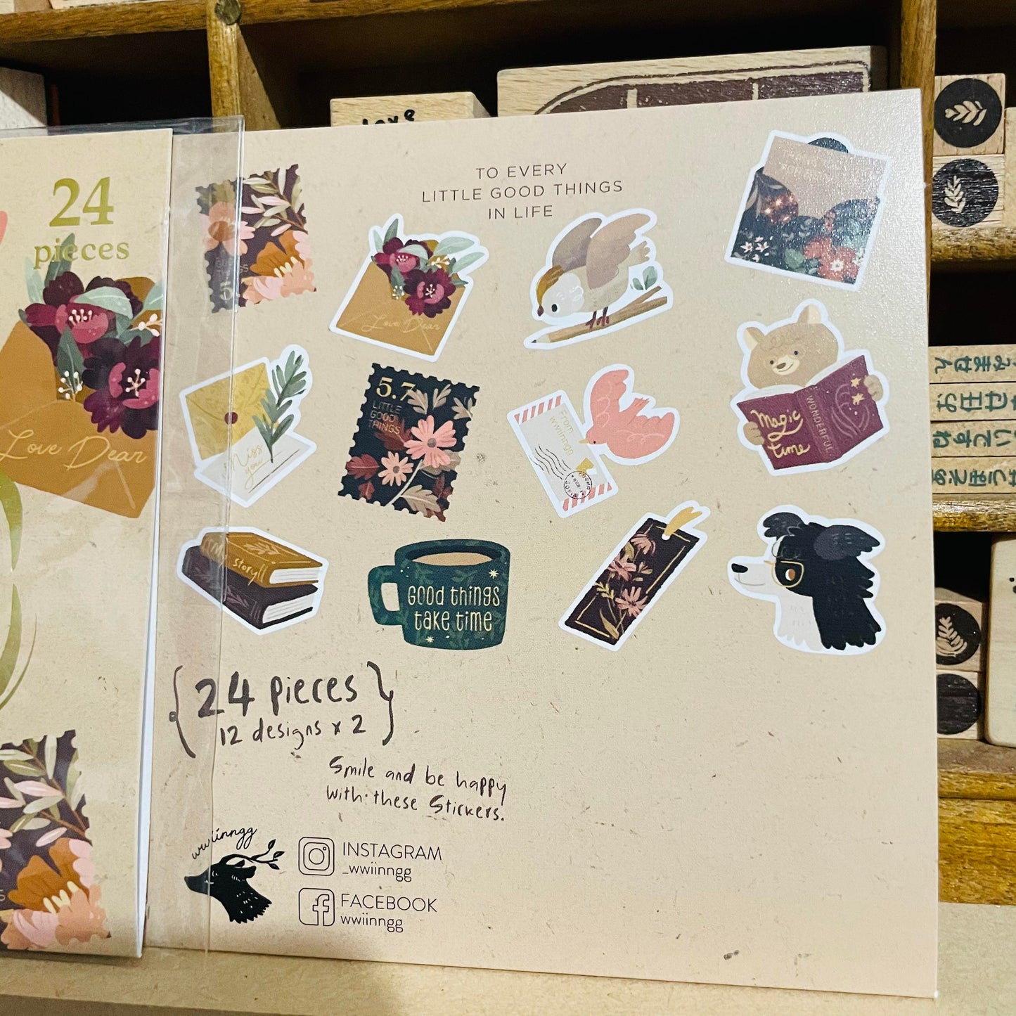 wwiinngg My Hour Foiled Sticker Flakes Pack