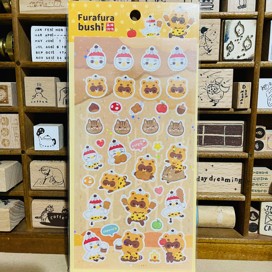 Furafurabushi Sparkling Primitive Era Sticker Sheet