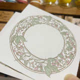 OURS Studio Wild Grape Frame Letterpress Sample Papers
