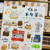 SUNNY Low Tea & Coffee Time Sticker Sheet