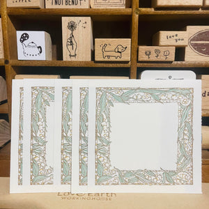 OURS Studio Muguet Frame Letterpress Sample Papers