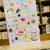 SUNNY Sweets Dessert Sticker Sheet