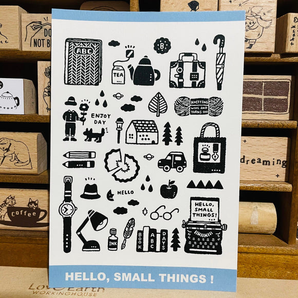 eric Hello! Small Things Postcard