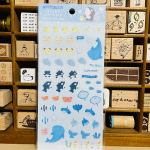 Bread Tree Ocean Animals Sticker Sheet Transparent