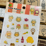 Little Popcorn Sparkling Little Red Riding Hood Sticker Sheet