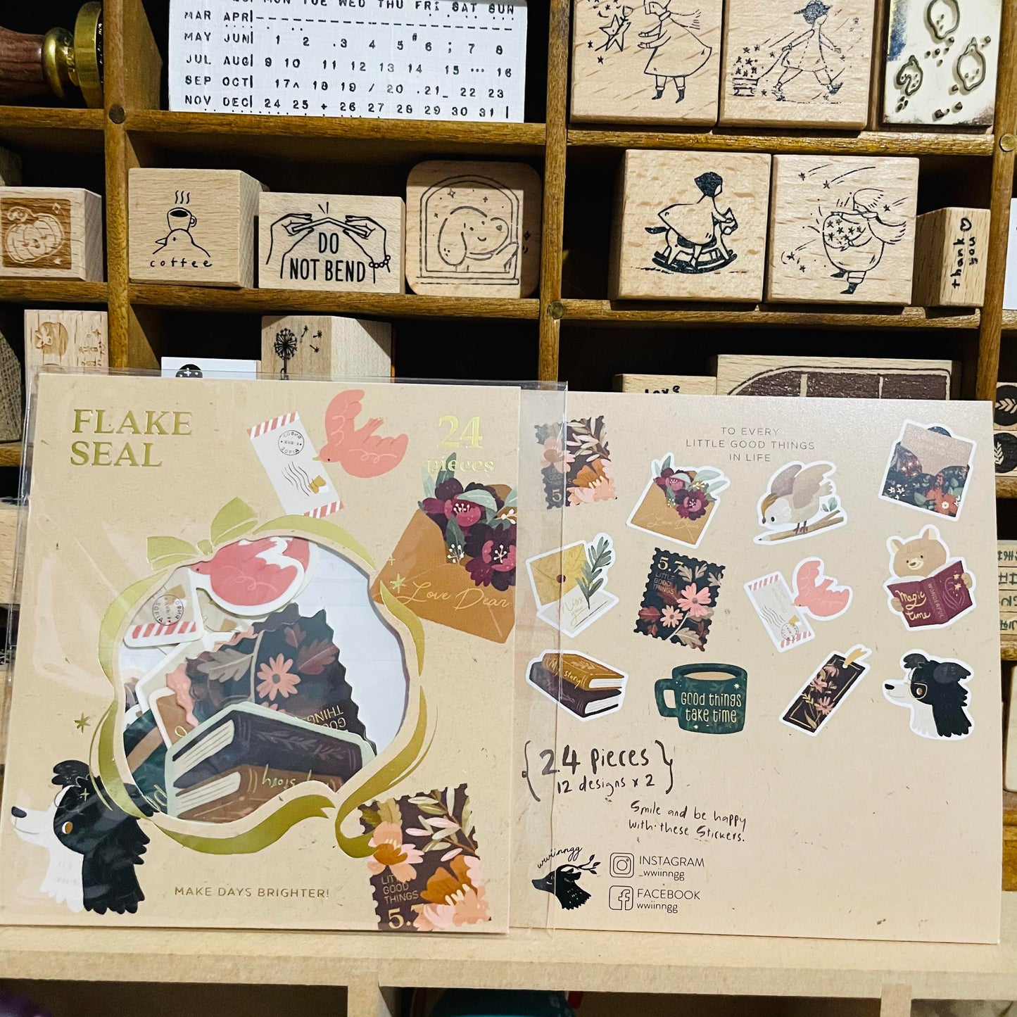 wwiinngg My Hour Foiled Sticker Flakes Pack