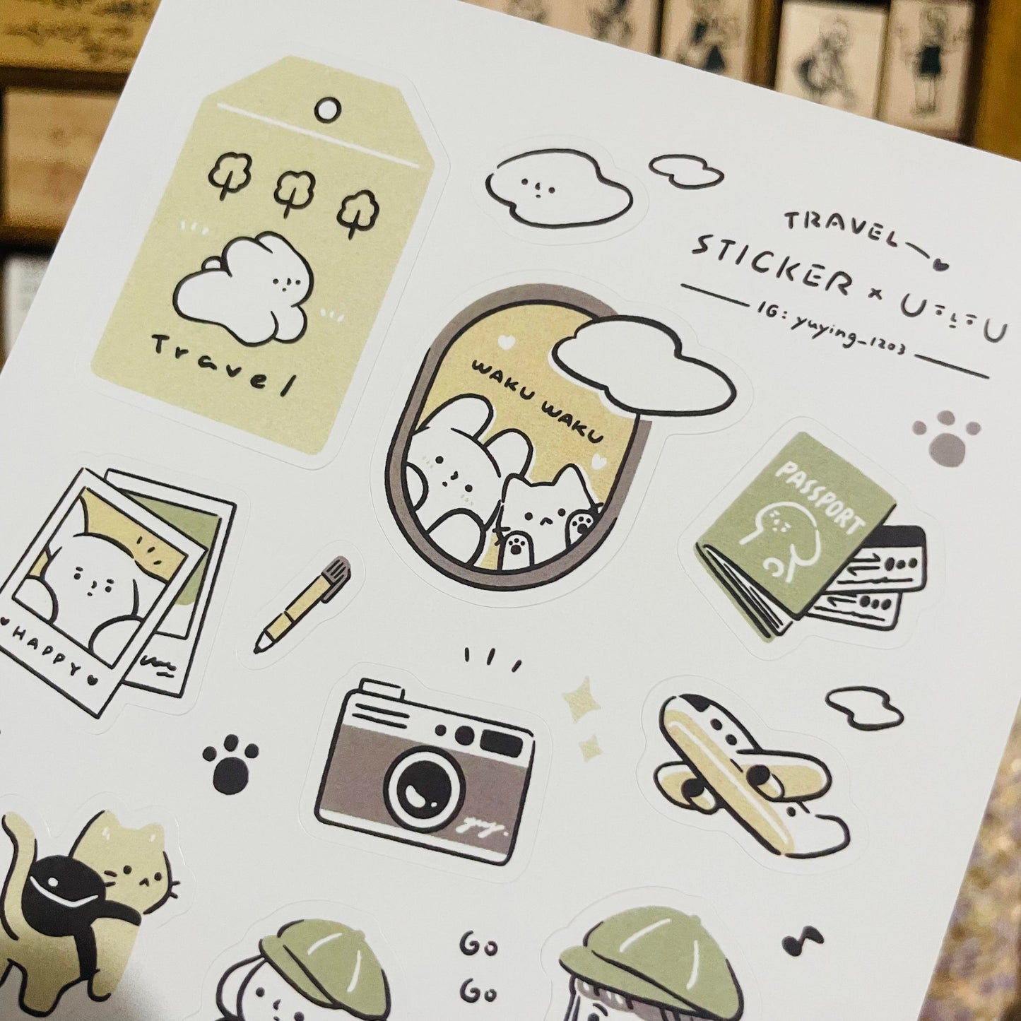 YuYing Travel Sticker Sheet
