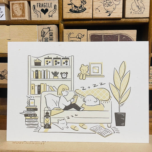 YuYing Chilling Postcard