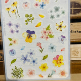BERG Colorful Flowers Sticker Sheet