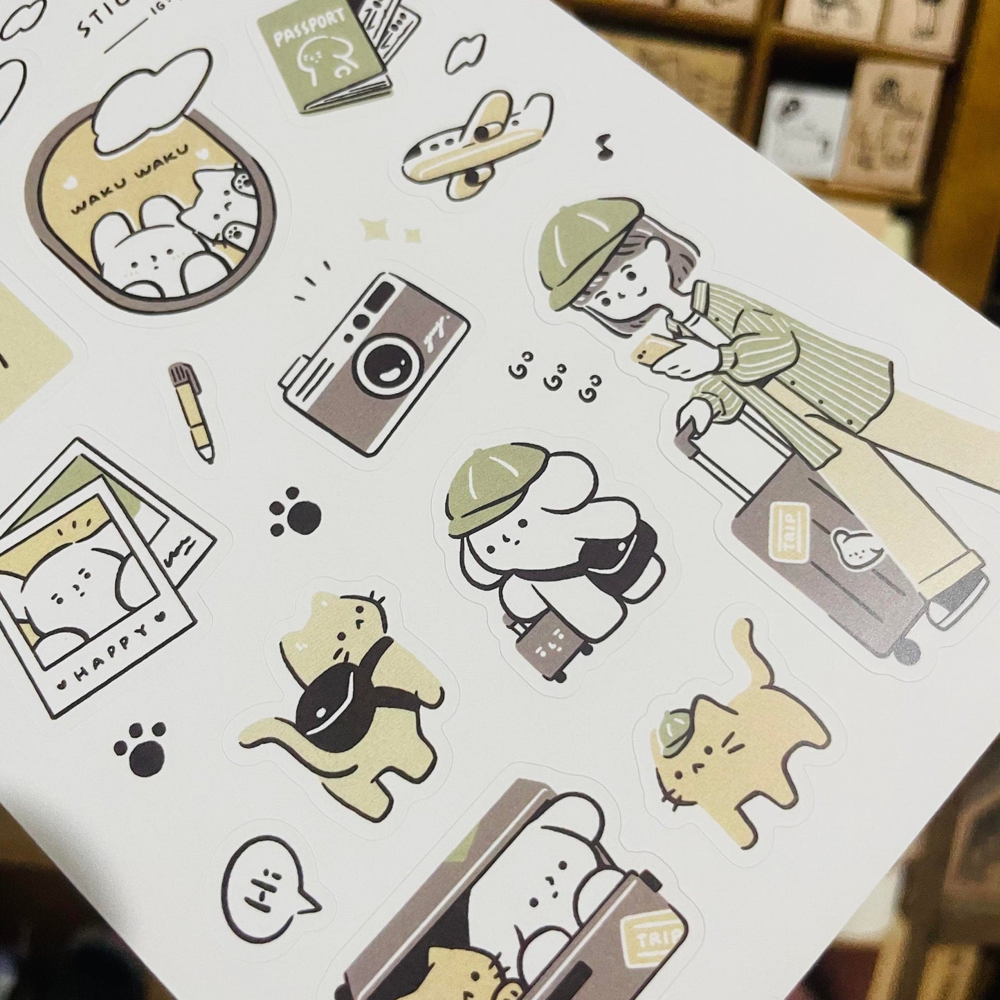 YuYing Travel Sticker Sheet