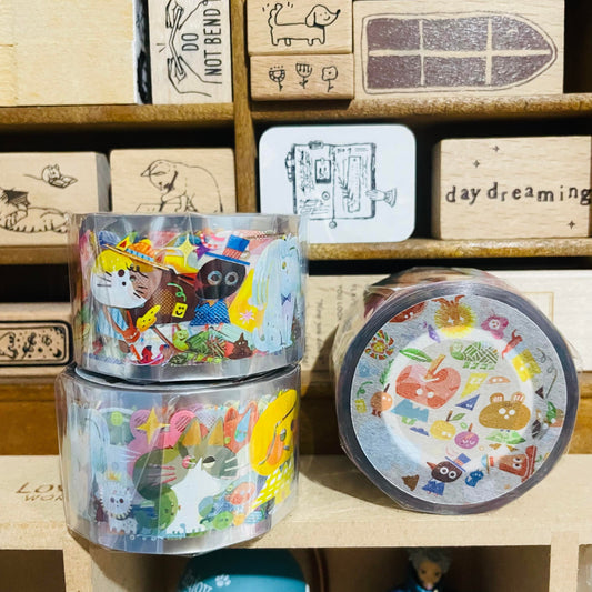 Dayuyoyo Candy Passby Rainbow PET Full Roll and Sample Tape