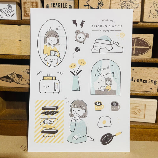 YuYing Good Morning Sticker Sheet
