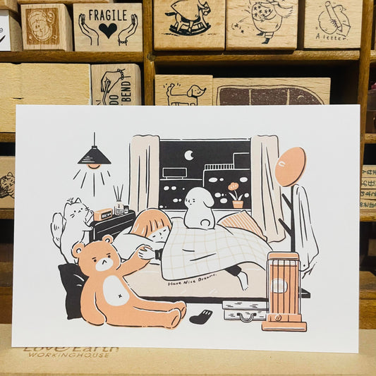 YuYing Good Night Postcard