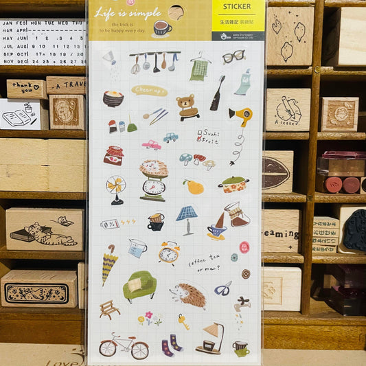 BERG Life is Simple Sticker Sheet