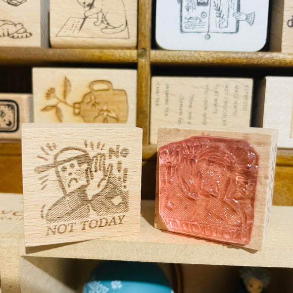 Dayuyoyo Not Today Rubber Stamp