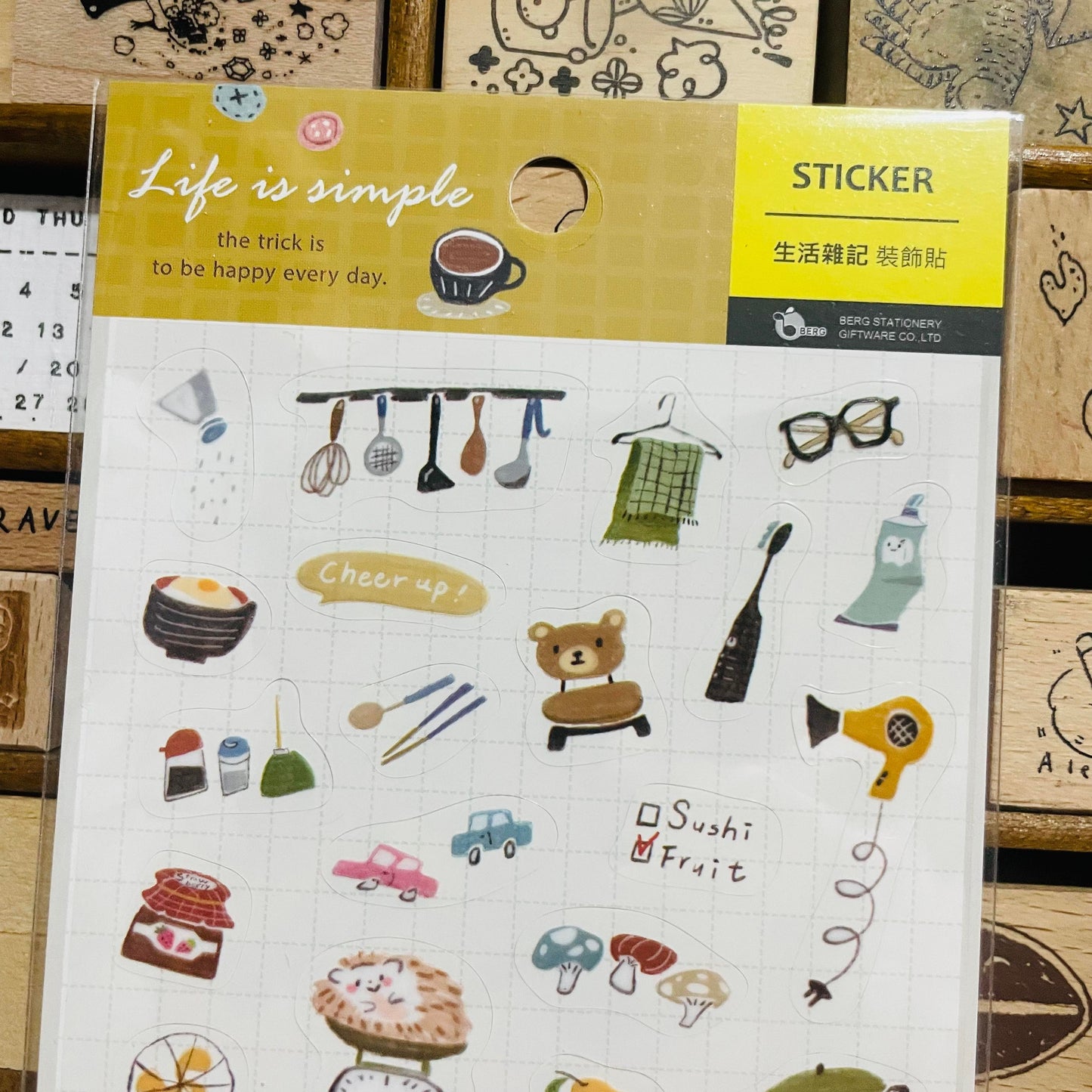 BERG Life is Simple Sticker Sheet