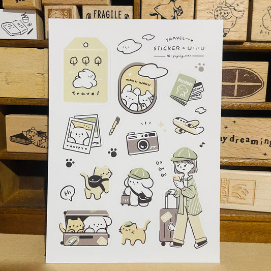 YuYing Travel Sticker Sheet
