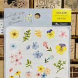BERG Colorful Flowers Sticker Sheet