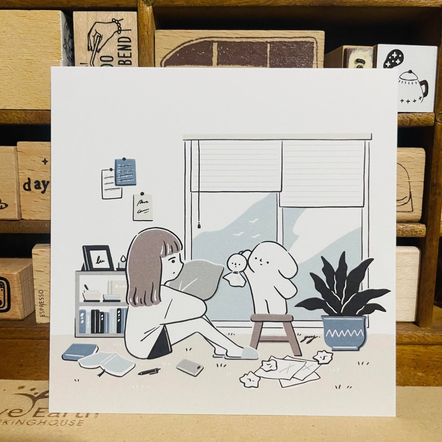 YuYing Square Print Postcard Set #2