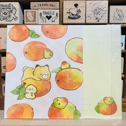 Little Popcorn Mango Postcard