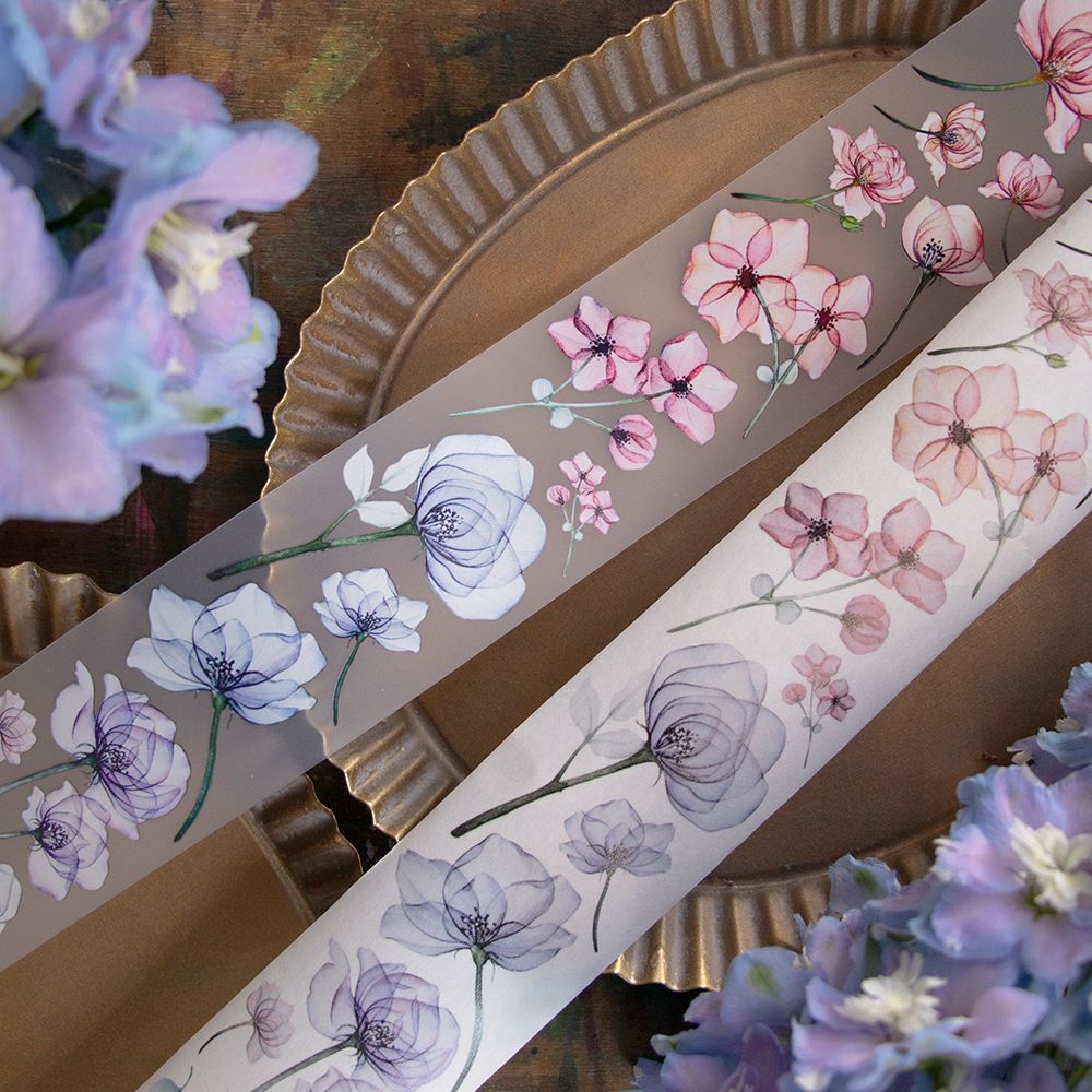 [SAMPLE] 90cm Loidesign Rouge Flowers PET Tape