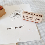 Yeoncharm You've got mail Rubber Wood Stamp