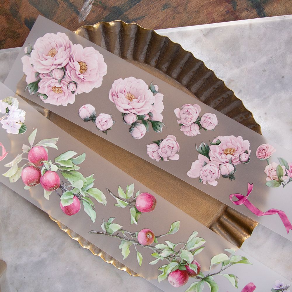 [SAMPLE] 90cm Loidesign Peony and Blush Suede PET Tape