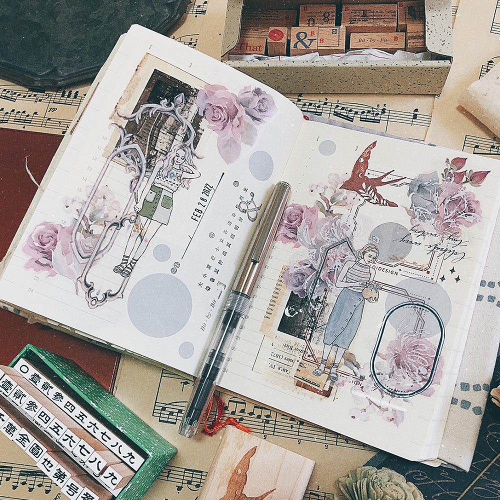 [SAMPLE] 90cm Loidesign Rose Tea PET Tape