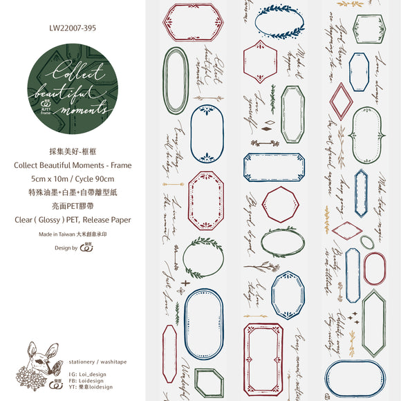[SAMPLE] 90cm Loidesign Clear Frames PET Tape