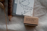 Yamadoro Together Wood Rubber Stamp