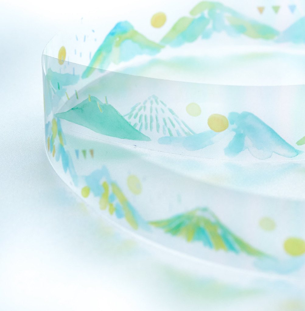 Hello Studio Rolling Hill PET Masking Tape Roll and Samples
