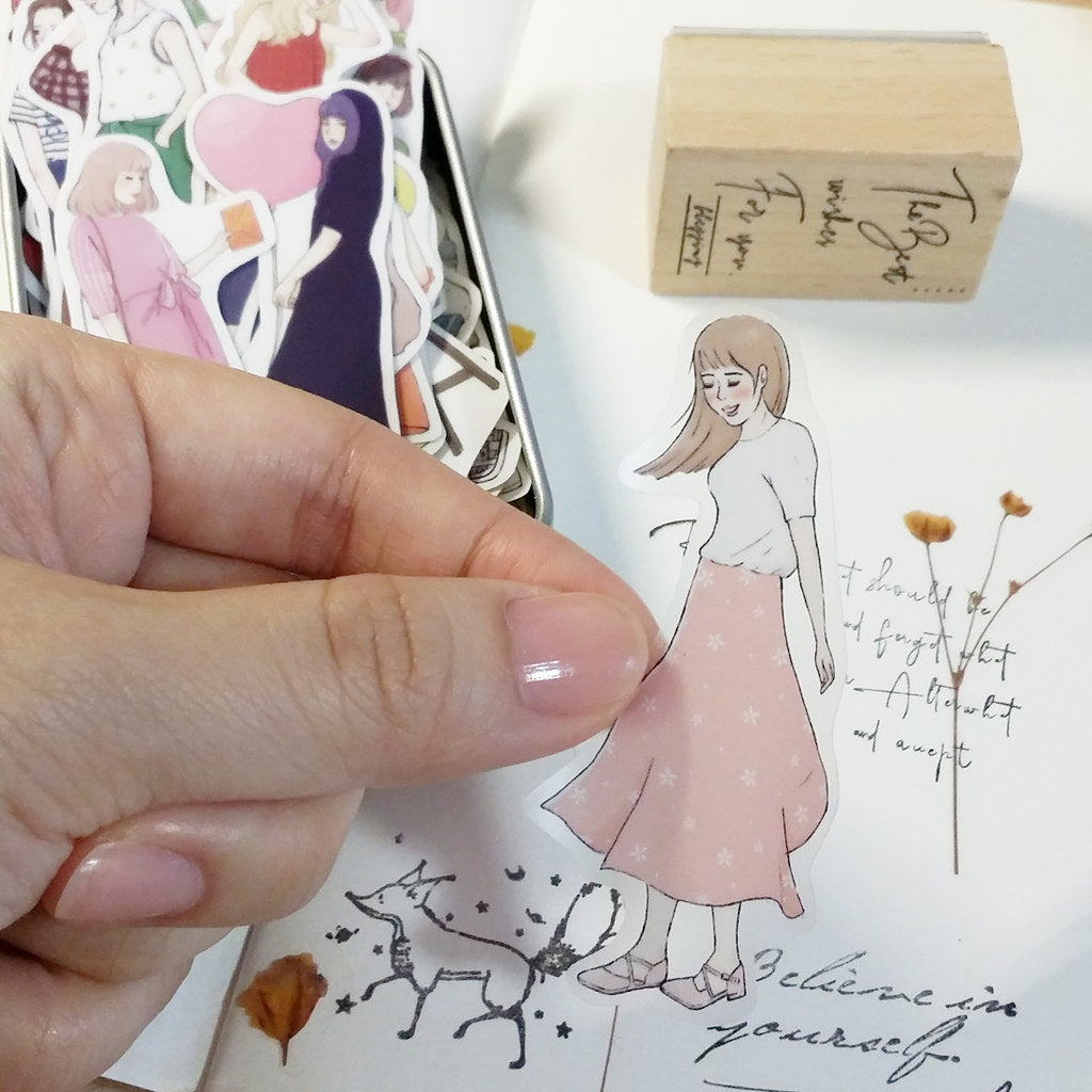 Starlululu Metal Tin Box Sticker Flakes