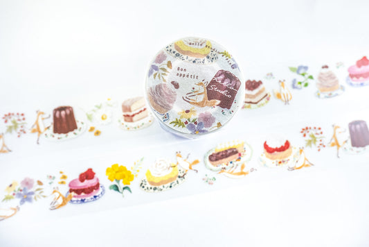 Hello Studio Bon Appétit PET Masking Tape Roll and Samples