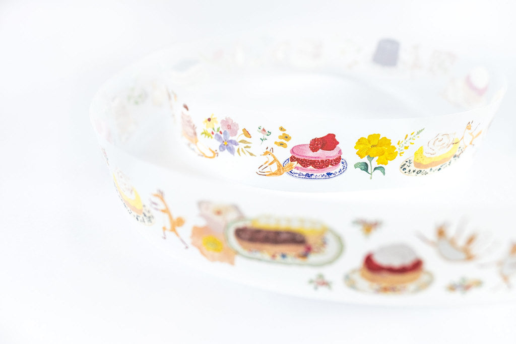 Hello Studio Bon Appétit PET Masking Tape Roll and Samples