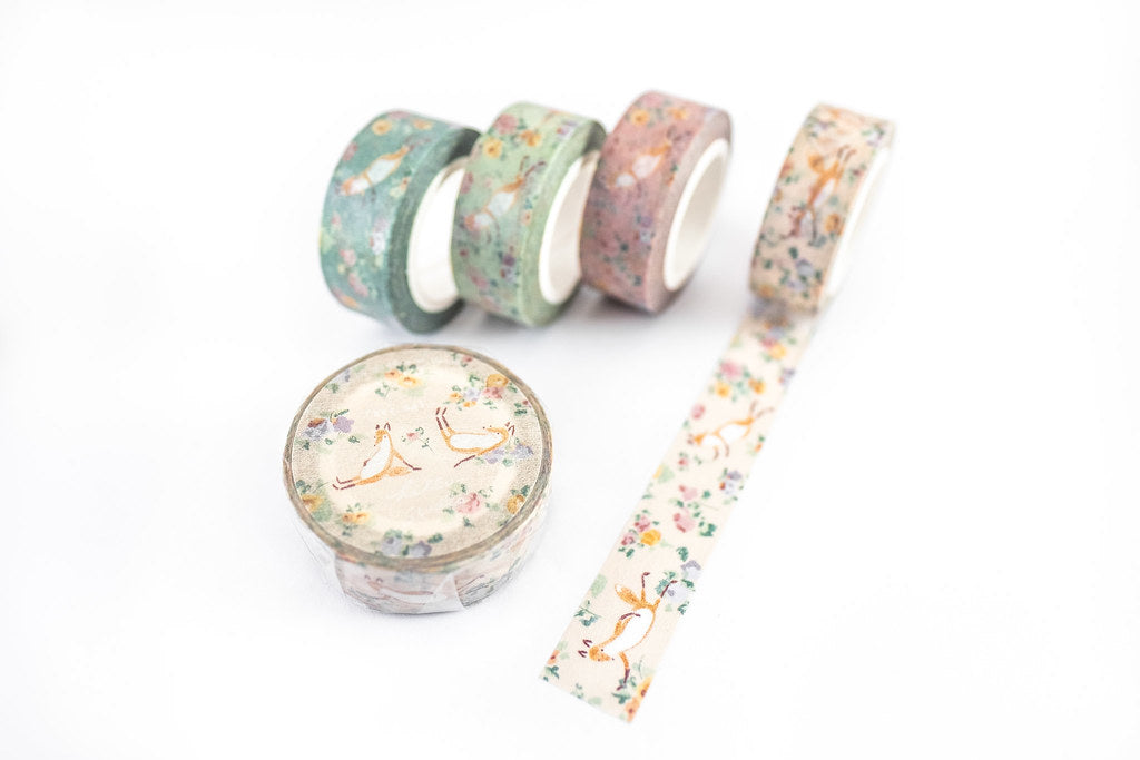 Hello Studio Chez Moi Dark Green Washi Masking Tape Roll