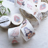 Starlululu Desserts with Animals Washi Masking Tape Roll and Samples