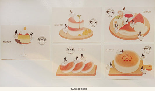 Bubukai PPP-Joyeux SET Paper Postcards