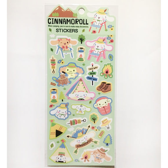 Cinnamoroll Camping Sticker Sheet