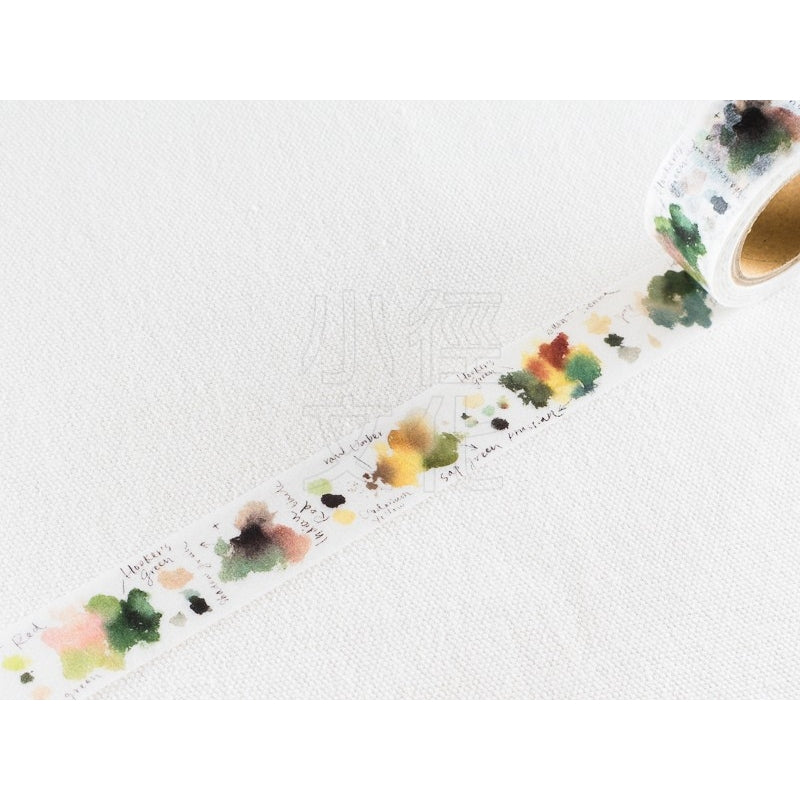 Liang Feng MTW-LF013 Park Green Washi Masking Tape Roll
