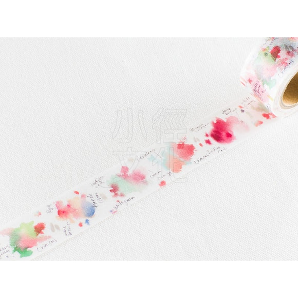 Liang Feng MTW-LF017 Strawberry Pink Washi Masking Tape Roll
