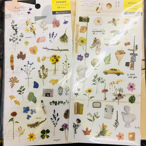 BERG Plant Transparent Sticker Sheet