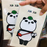 Xie Xie Panda Zipper Mail Fabric Pouch Bag