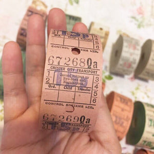TokubetsuMemori 15P Vintage Ticket Samples