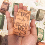 TokubetsuMemori 11P Vintage Ticket Samples