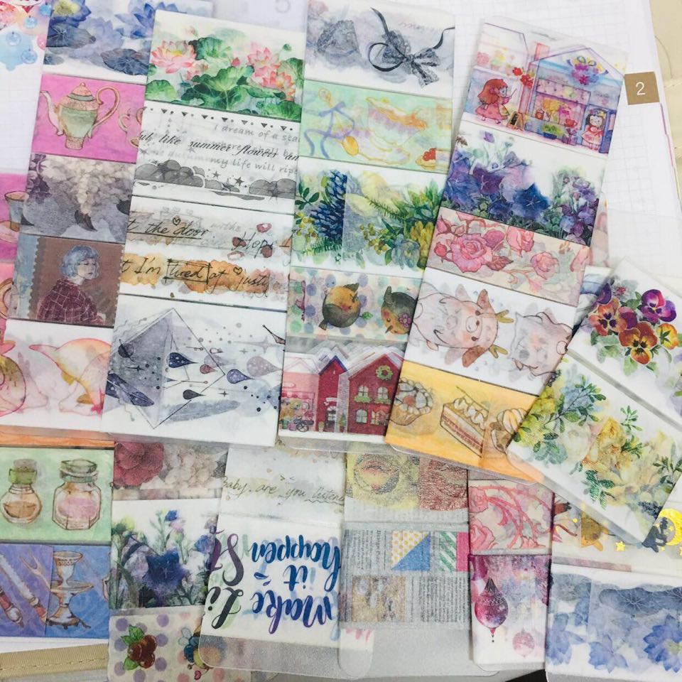 [SAMPLES ONLY] 50CM wwiinngg Washi Tape Samples A to E