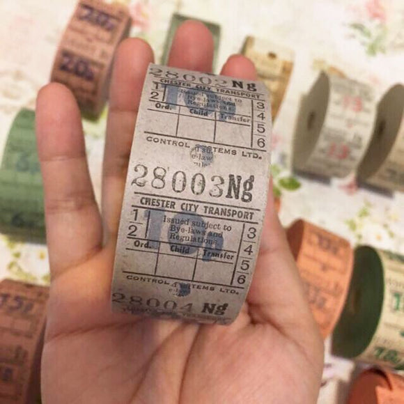 TokubetsuMemori 10P Vintage Ticket Samples
