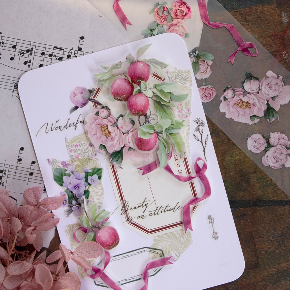 [SAMPLE] 90cm Loidesign Peony and Blush Suede PET Tape